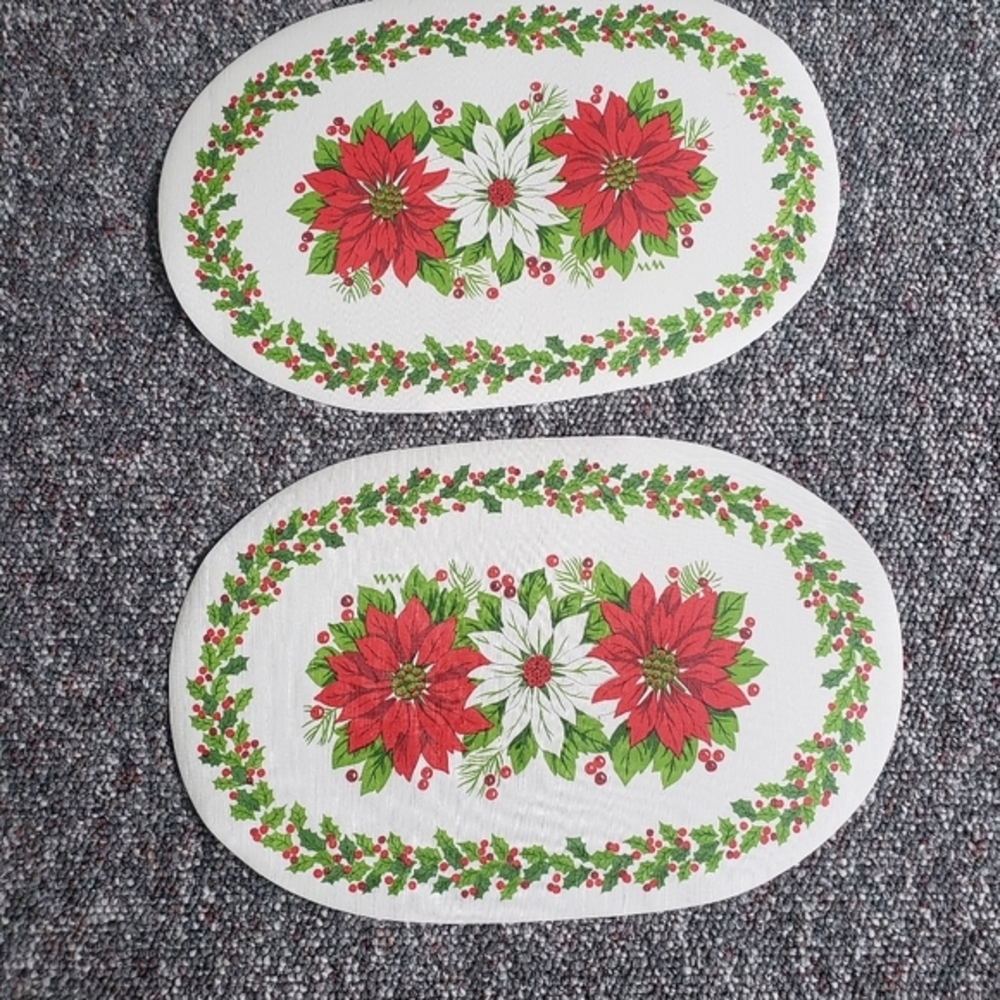 ** Vintage Christmas Placemats - Holiday Season Special **